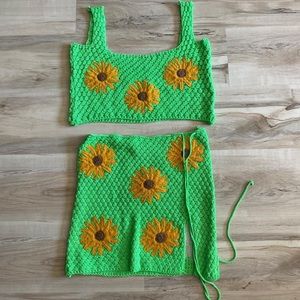 Sunflower Crochet Set